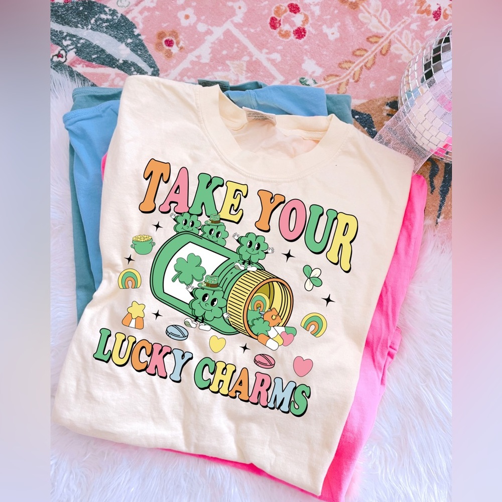 Take Your Lucky Charms Comfort Color T-shirt🍀